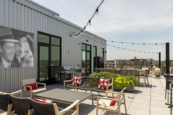 Enjoy your evenings in rooftop terrace area